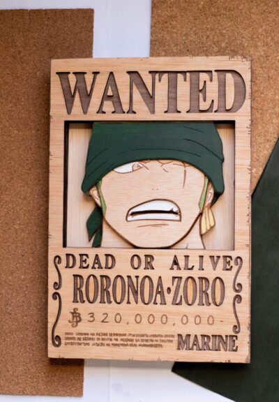 Cartel de "se busca" Roronoa Zoro