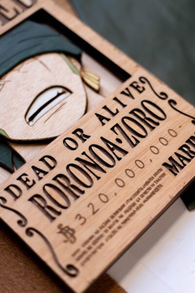 Cartel de "se busca" Roronoa Zoro