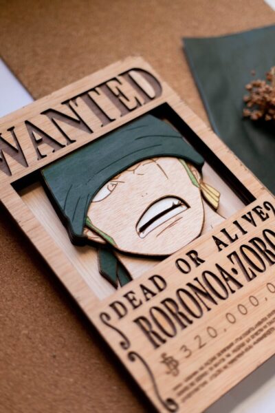 Cartel de "se busca" Roronoa Zoro