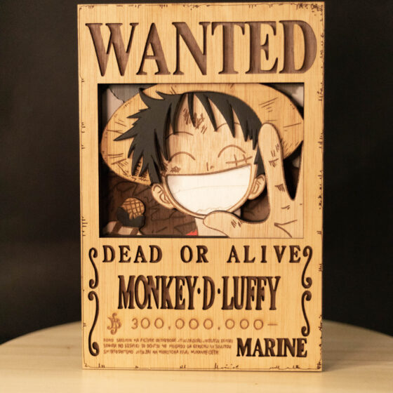 _MG_4243 Cuadro "se busca" Monkey D. Luffy