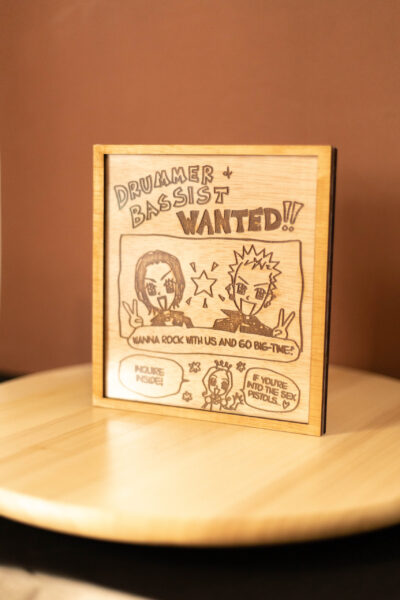 Cartel Nana "¡Se busca bajista!"