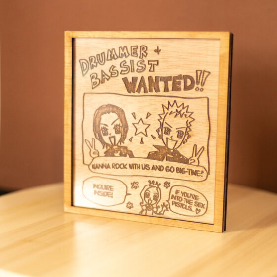 Cartel Nana "¡Se busca bajista!"