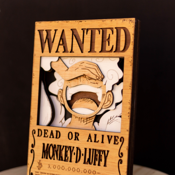 MG_4654 Cartel de "se busca" de Luffy Gear 5