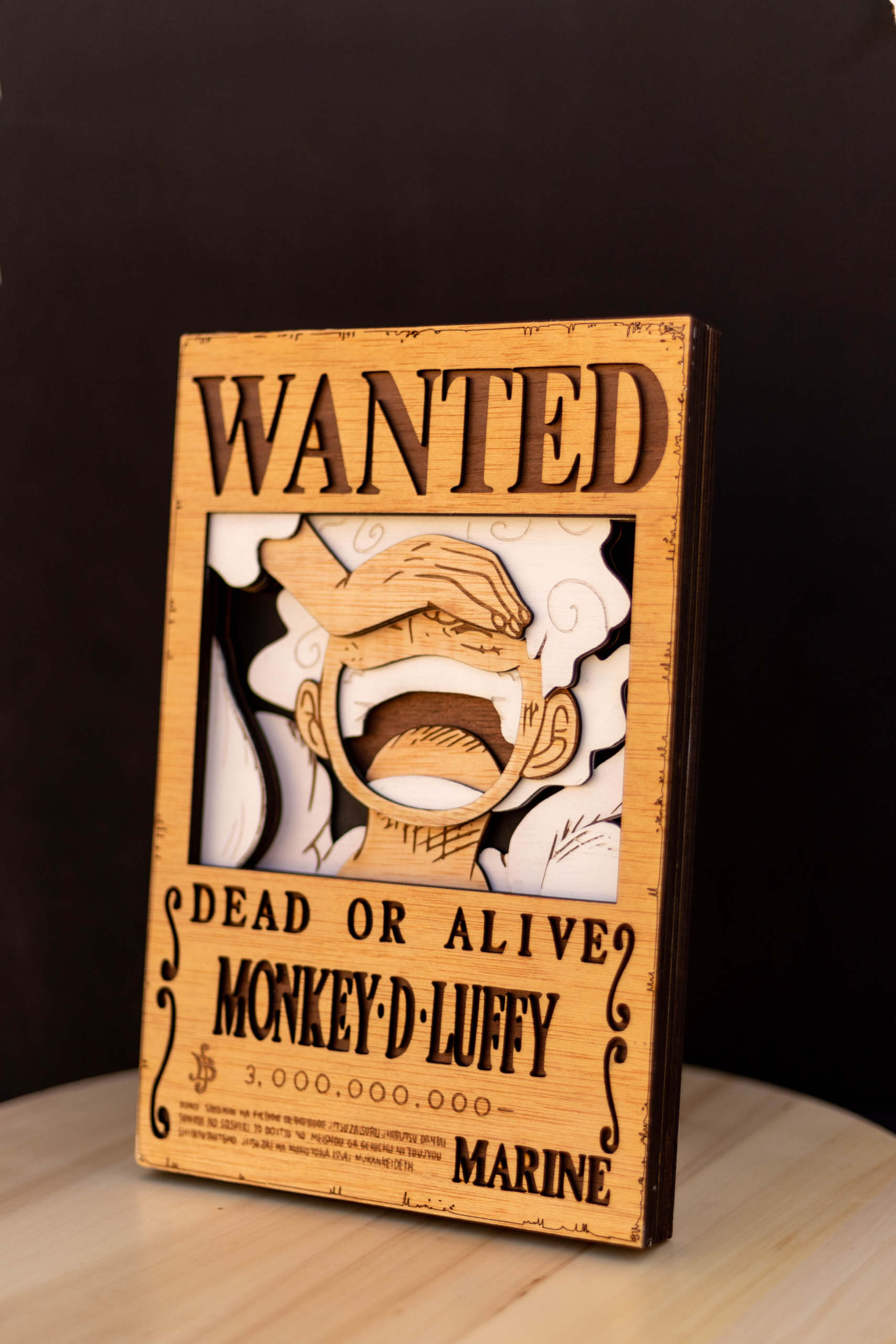 Cartel de "se busca" de Luffy Gear 5