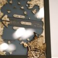 Foto del mapa mundo "One Piece" hecho a mano por Mokuren. One Piece merchandising España