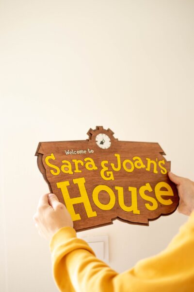 Foto cartel inspirado en "Animal Crossing" realizado por Mokuren, expertos en merchandising anime