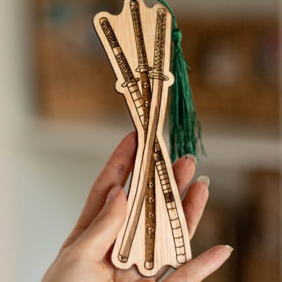 Marcapáginas espadas Zoro.