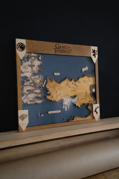 Mapa mundo "Juego de Tronos"
