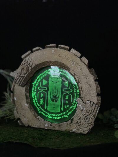 Lámpara inspirada en el videojuego Zelda Tears of the Kingdom hecha a mano por Mokuren.