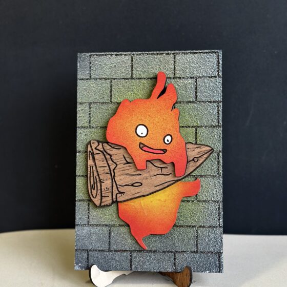 Cuadro con relieve "Calcifer"