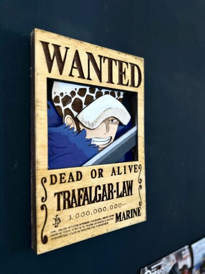Cartel de se busca "Trafalgar D. Water Law"