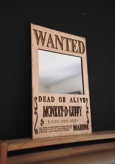 ¡Espejo personalizado "Wanted"! - One Piece -
